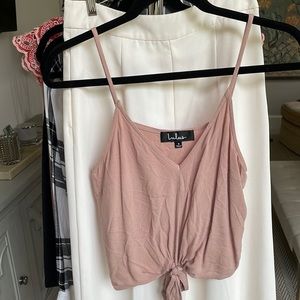 Lulus nude rose top